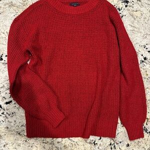 American Eagle Outfitters Red Crewneck Sweater